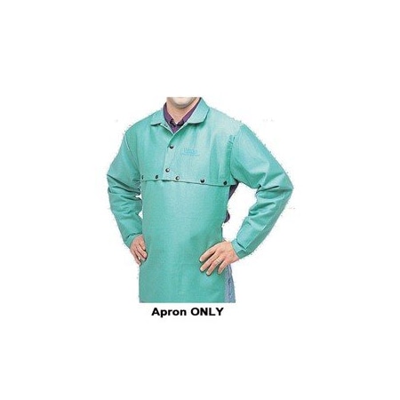 Weldas Alliance Cotton bib for Cape Sleeves, Size: 14in. , Color: Green 33-6214